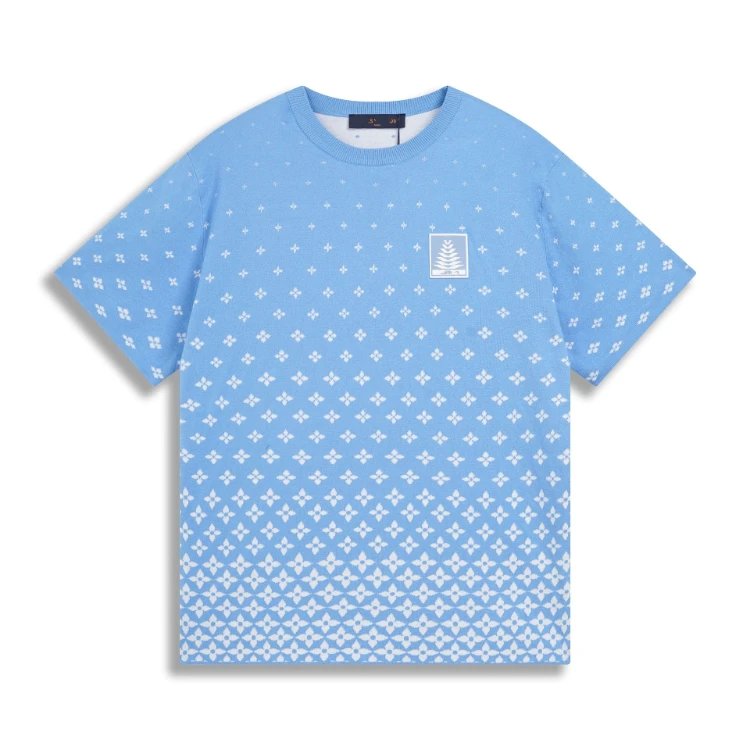 SKU-35-23 Blue (Snowflake Jacquard)