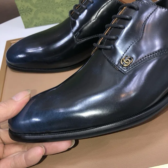 Gucci Leather Shoes Lace-Up Dress product detail image 5