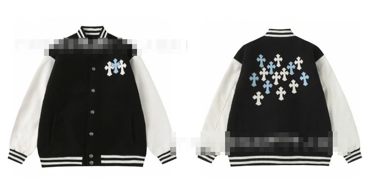 SKU-12-A11 Black (Cross-Grain Leather Embroidery)