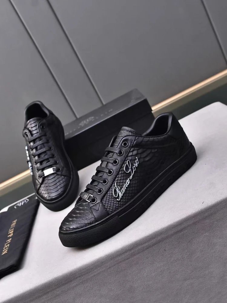 Philipp Plein Sneakers Low-Top Snakeskin-Embossed Lace-Up image 5