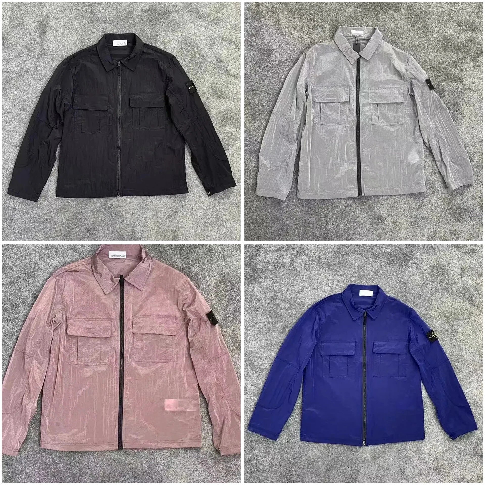 Stone Island Metallic Nylon Jacket