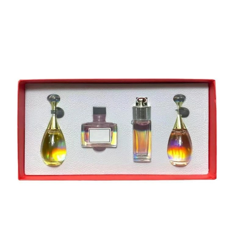 Dior Perfume Mini Gift Set — SKU-03-Dijia Red Box Four-piece Set