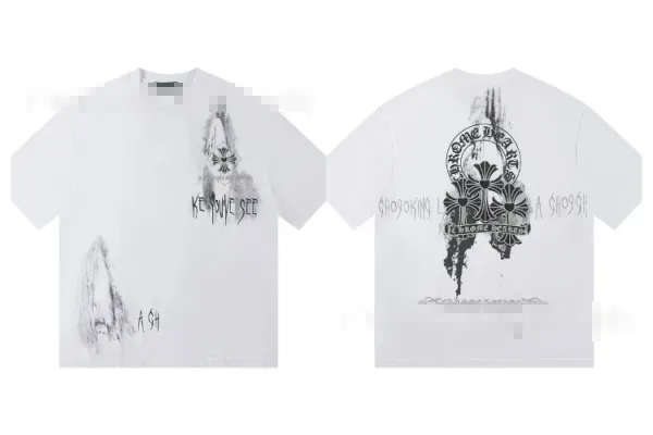 Chrome Hearts x Shokokins Ash T-Shirt White - 1