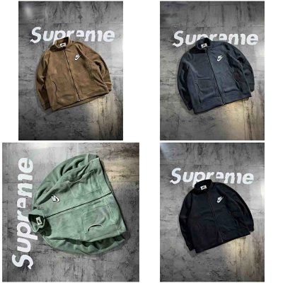 Supreme x Nike Fleece Full-Zip Jacket [4 styles]