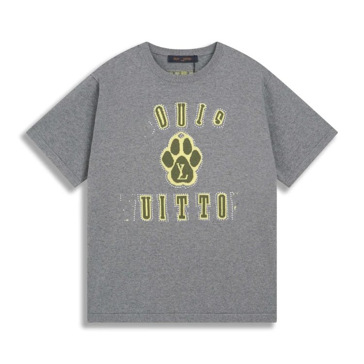 SKU-32-20 Gray (Hot-Stone Embroidered Jacquard Knit)