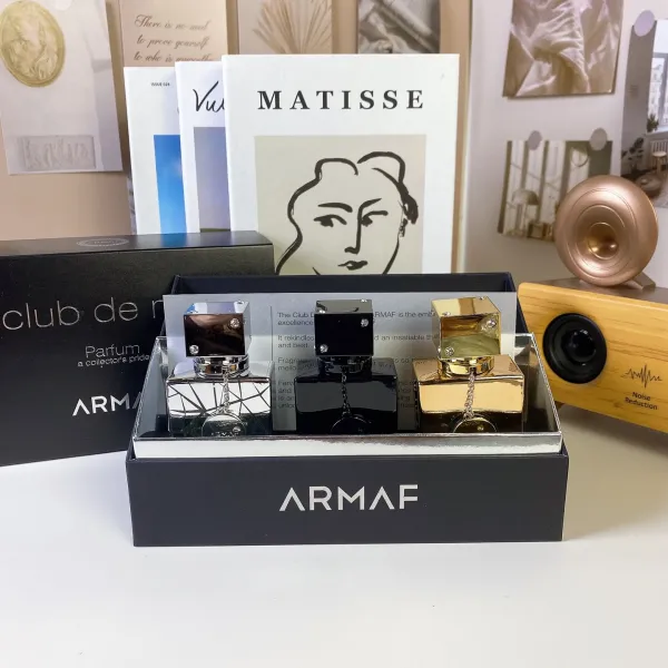 Design Armaf Club De Nuit Sillage Silver, Intense Man Black, and Milestone Gold Perfume - 3