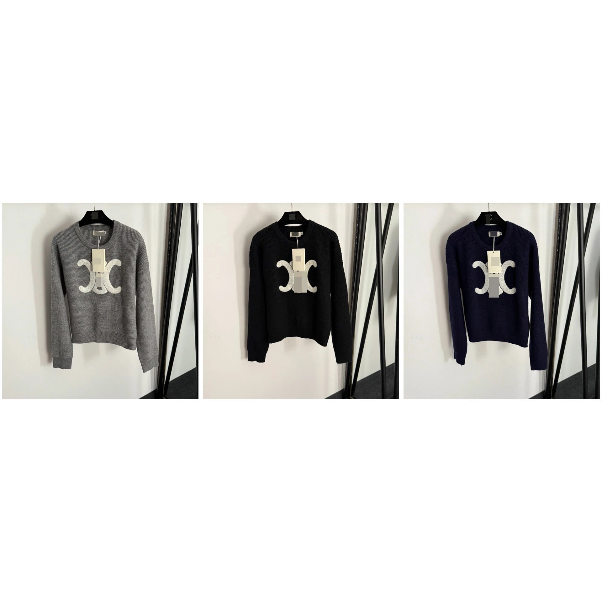 Celine Triple C Logo Sweater