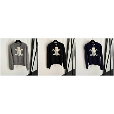 Celine Triomphe Knit Sweater [3 styles]