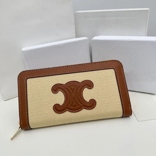 Celine Wallets & Card Holders Triomphe Long Flap Wallet product detail image 4