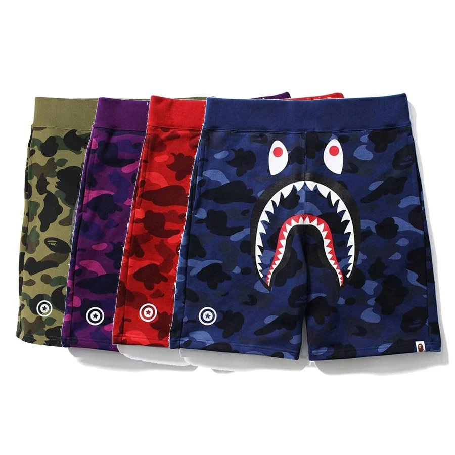A BATHING APE Shark Camo Shorts [20 styles]
