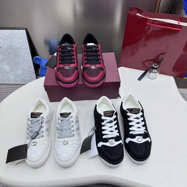 Unbranded Sneakers Rhinestone Low-Top Lace-Up product detail image 1