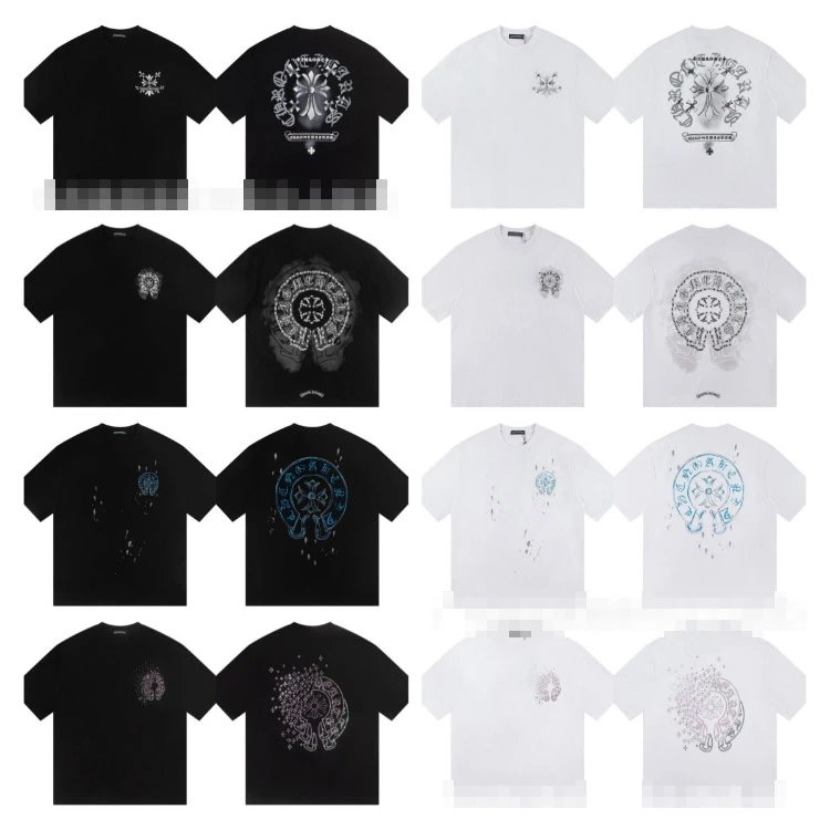 Design Floral Embroidered Black T-Shirt - 6