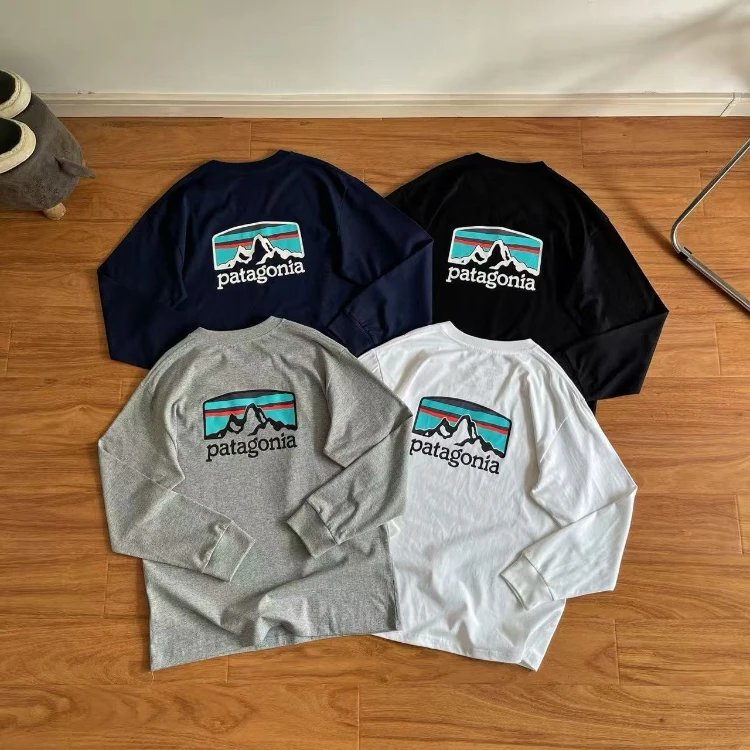 Patagonia Classic Mountains Logo Long Sleeve T-Shirt