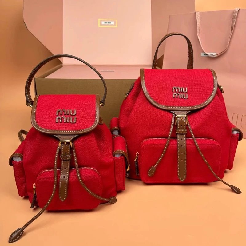 Miu Miu Red Backpack