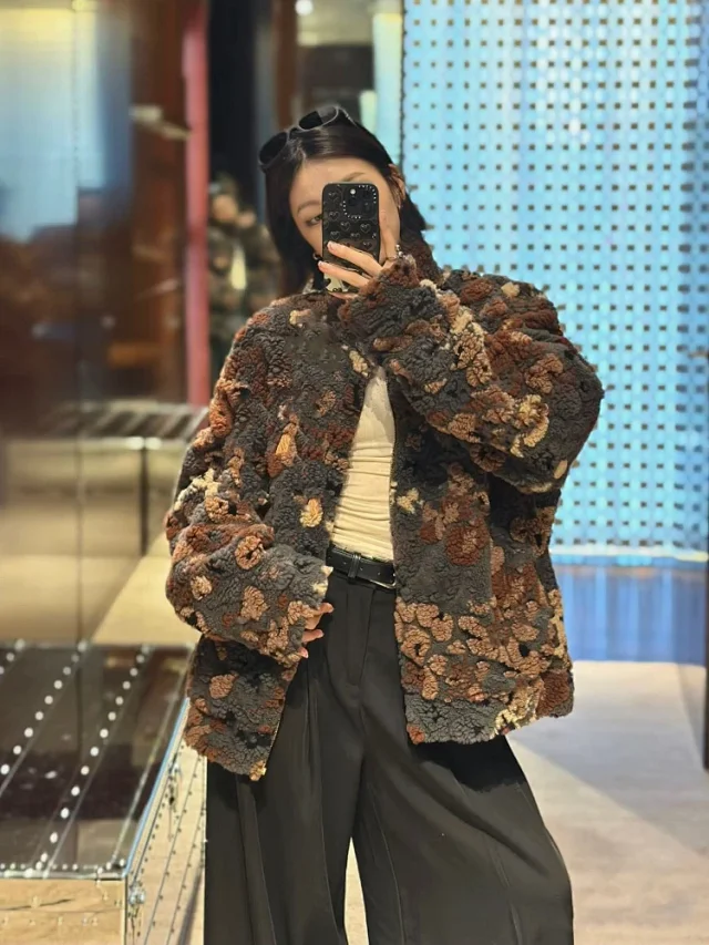 Unbranded Jackets Camouflage Sherpa Fleece Zip-Up Jacket product detail image 6