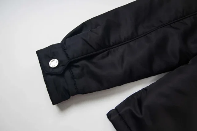Unbranded Jackets Padded Four-Pocket Button-Front Jacket with Triangle Plaque product detail image 10