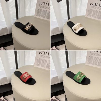 Moschino Logo Slide Sandals [4 styles]
