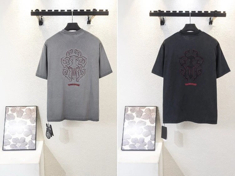 Chrome Hearts Big Sword Embroidered T-Shirt