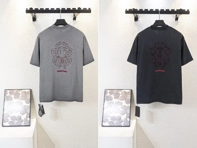 Chrome Hearts Ornament Embroidered T-Shirt [2 styles]