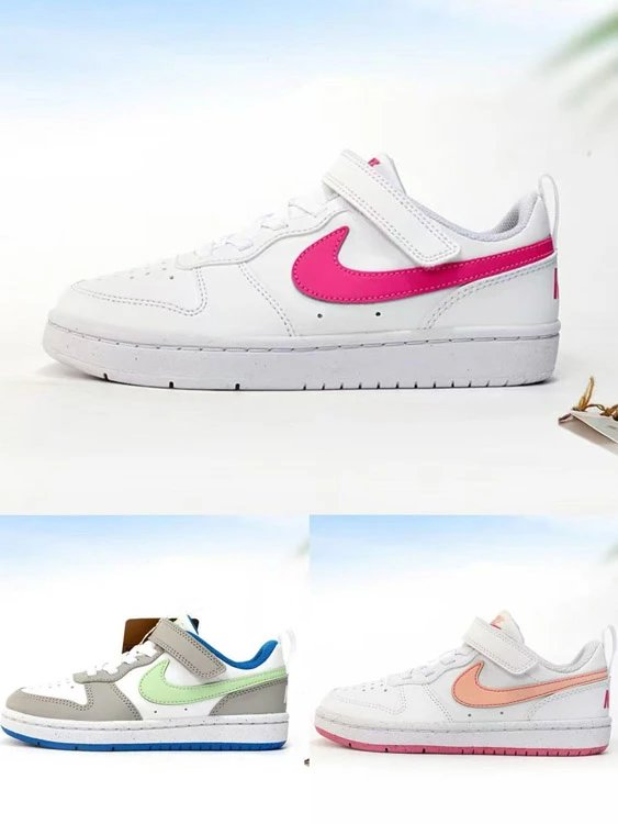 Nike Court Borough Low Recraft Kids Sneakers Collection - 007129