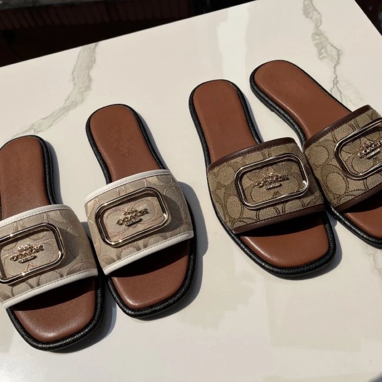 Coach Signature Slide Sandals [2 styles]