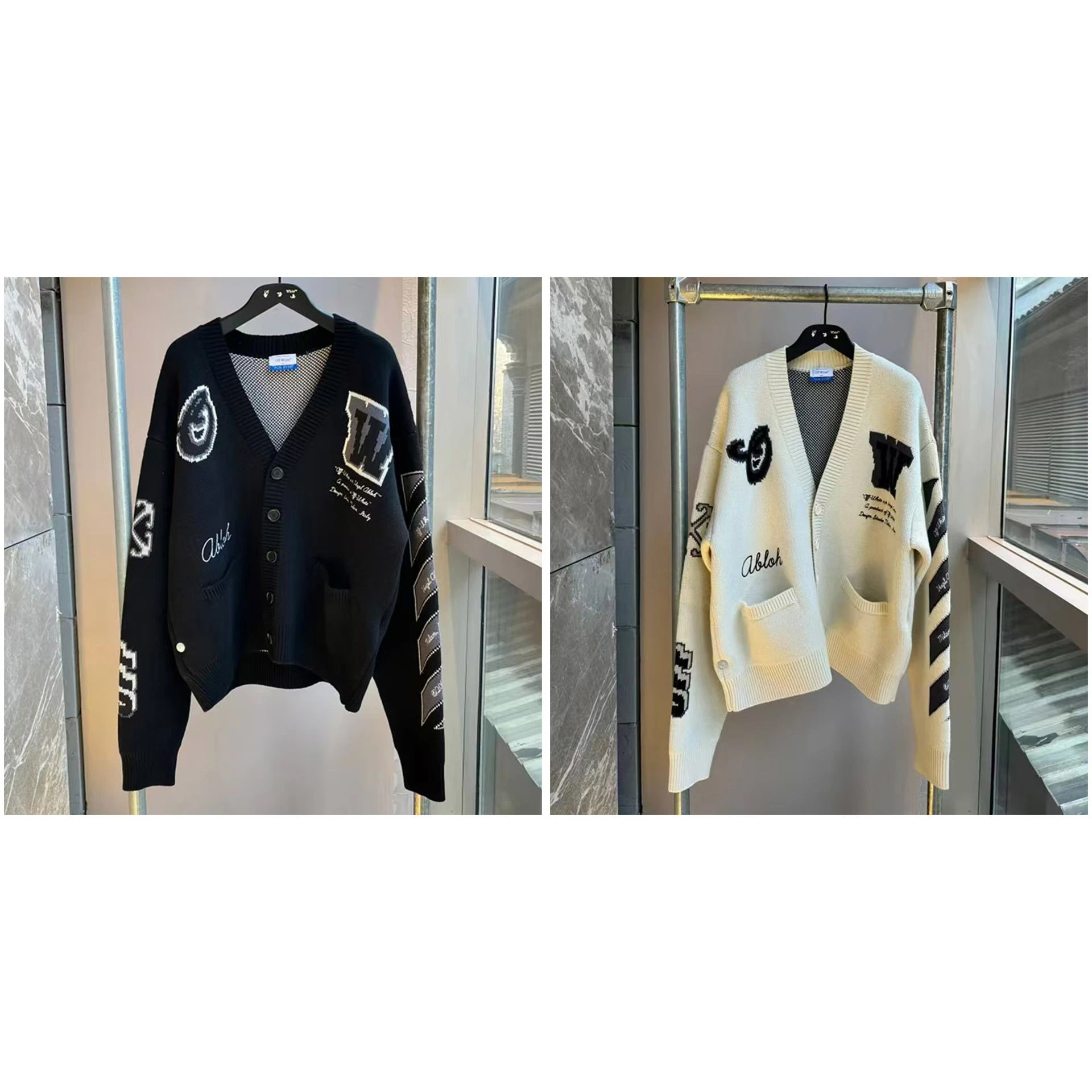 Off-White Arrow Logo Cardigan