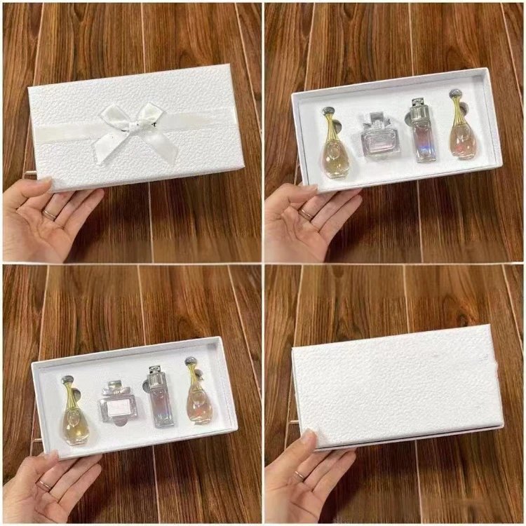 Dior Perfume Mini Gift Set — SKU-02-Dijia White Box Four-piece Set