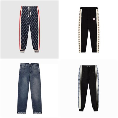 Gucci GG Supreme Track Pants and Jeans [5 styles]