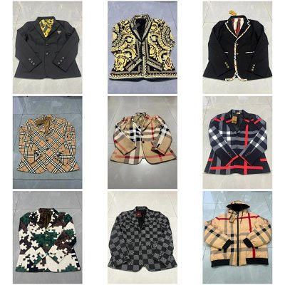 Versace Baroque / Burberry Check / Pixel Camo / Chessboard Jackets [26 styles]