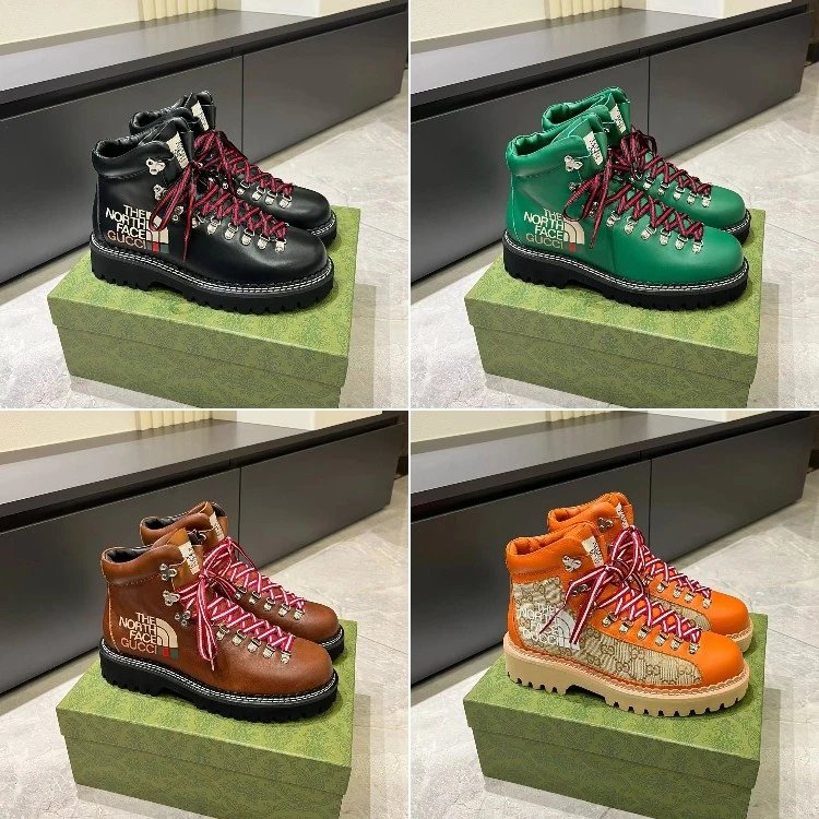 The North Face Gucci Collaboration Hiking Boots