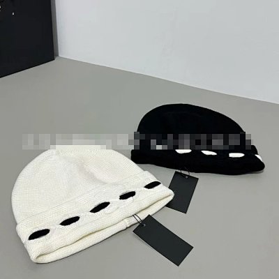 Knit Beanie with Cutout Detail [2 styles]