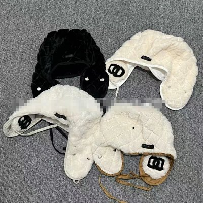 Chanel Quilted Faux Fur Aviator Hat [5 styles]