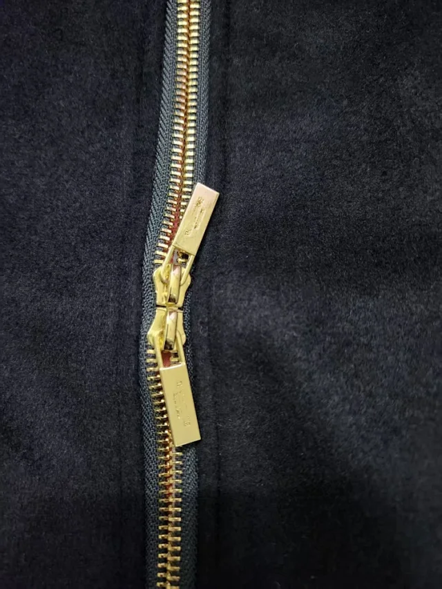 Thom Browne Jackets Four-bar zip bomber jacket product detail image 6
