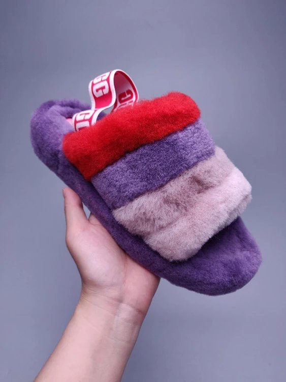 UGG Slippers Fluff Yeah Slide — 5119 purple-pink