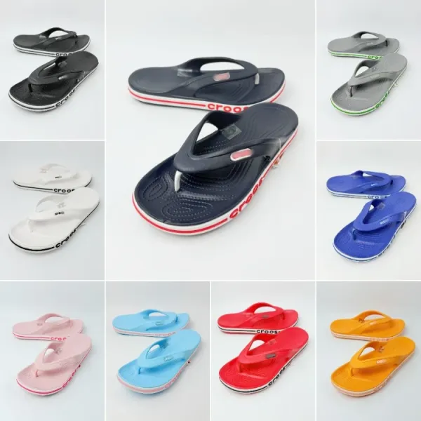 Crocs Classic Flip White Sandals Slippers - 2