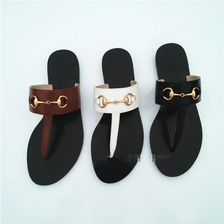 Gucci Horsebit Thong Sandals - 004859