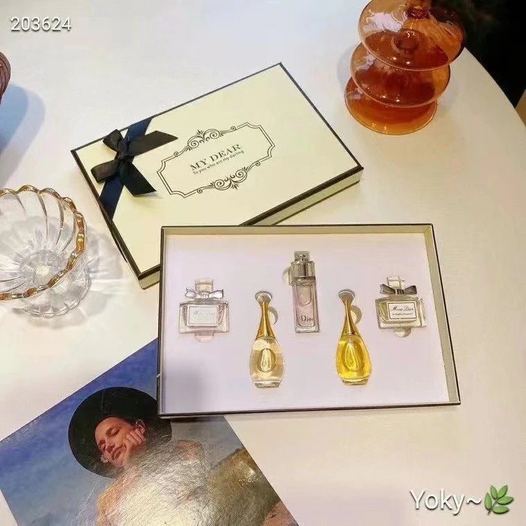 Dior Model 3440 - yellow Signature Scent perfume sample set 5-piece set 5ml