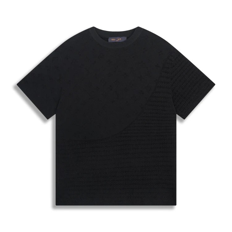 SKU-11-6 Black (Jacquard Knitted Flocked)