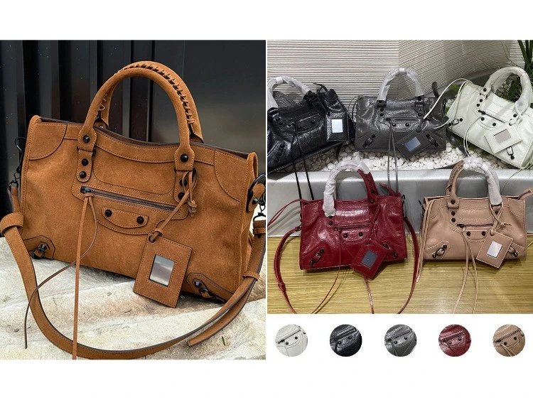 Suede Tote Bag Brown Fashion H