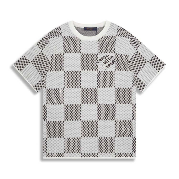 SKU-03-2 White (Checkerboard Jacquard)