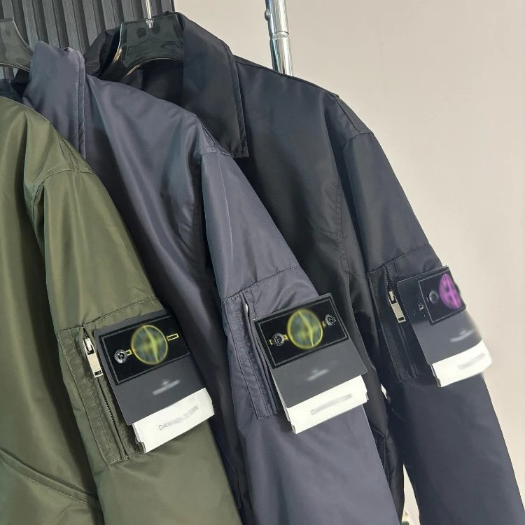 Unbranded Jackets 5190 collared bomber jacket with flap pockets image 6