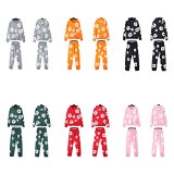 Floral Print Hoodie and Jogger Set [7 styles]