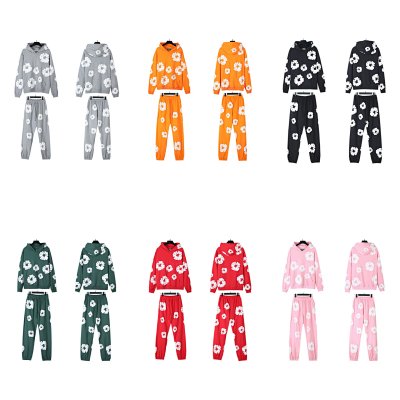 Floral Print Hoodie and Jogger Set [7 styles]