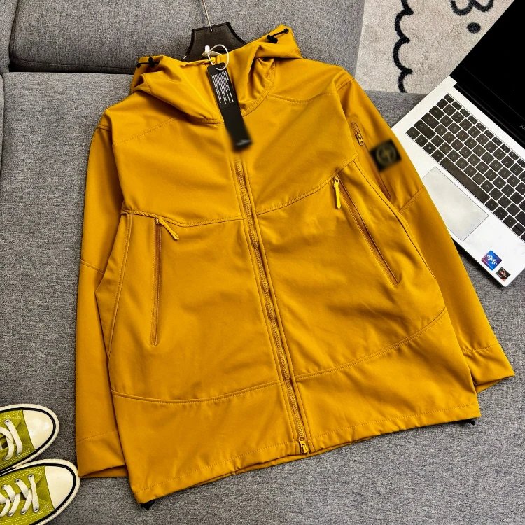 STD Jackets 5245 Hooded Softshell Jacket — SKU-03-11 Warm Yellow
