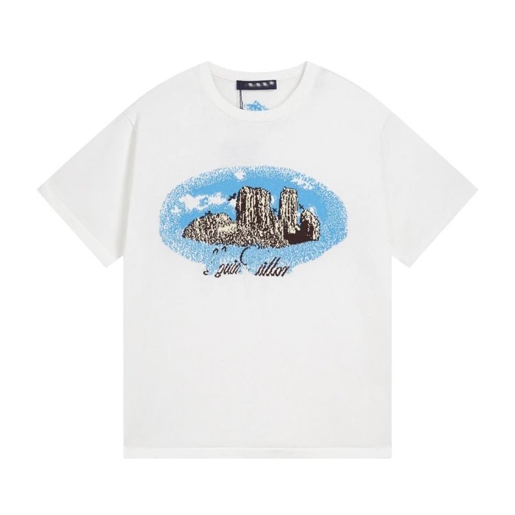 SKU-21-12 White (Western Landscape Jacquard)