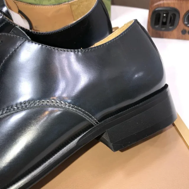 Gucci Leather Shoes Lace-Up Dress product detail image 6