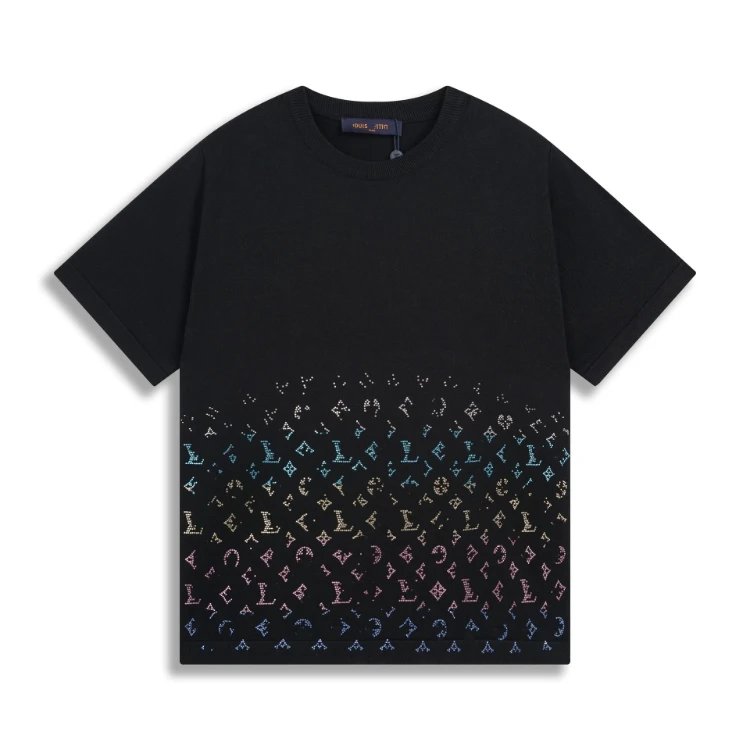 SKU-09-5 Black (Knitted with Rhinestones)