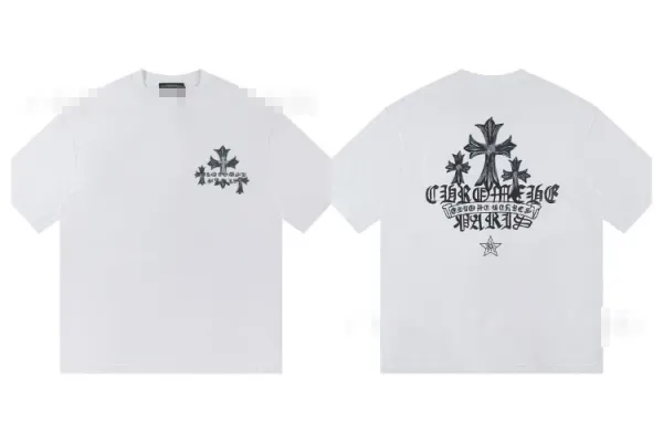 Chrome Hearts Cross Logo White T-Shirt - 1