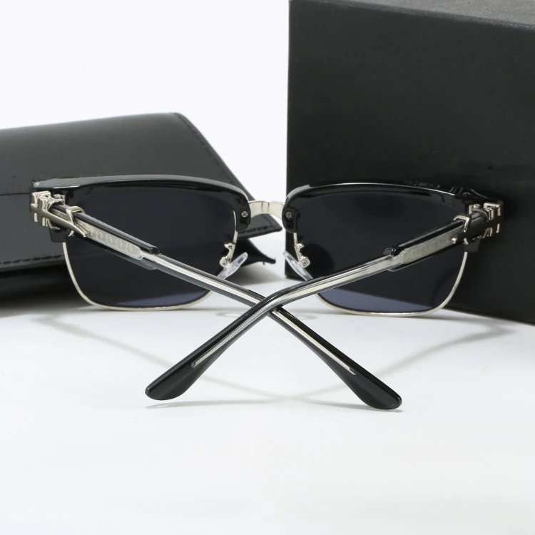 Design Transparent Acetate Optical Glasses with Gold Accent Frame Eyewear - 5