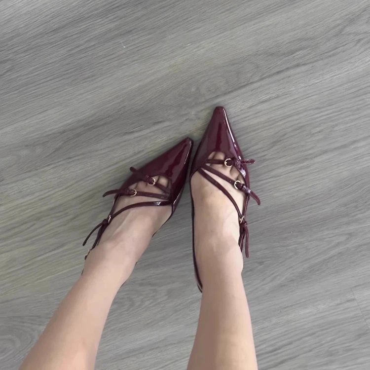 Miu High Heels Pointed-Toe Strappy Slingback Pumps image 1